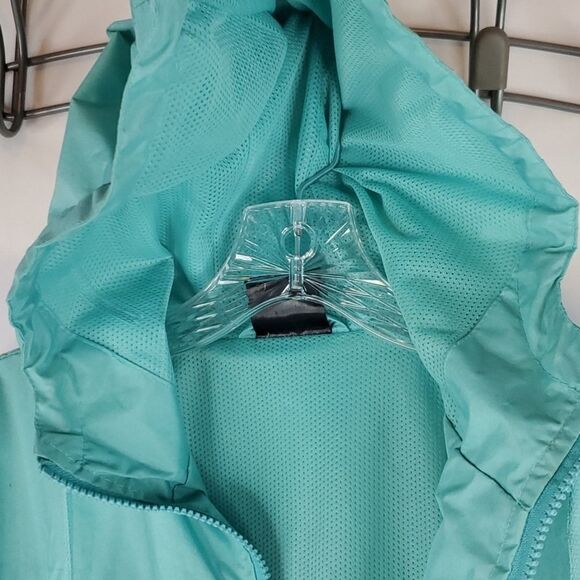 M LAKE POWELL embroidered green black mesh lined wind rain jacket Medium - Picture 8 of 10
